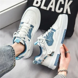 2024 – Stylish Platform Sneakers, Lace-Up Trainers, Tennis Shoes